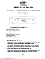 SC Power SCB15 Instruction Manual