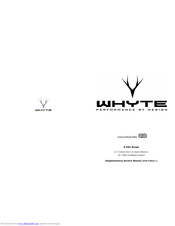 Whyte eR-7 Highgate Compact Supplementary Service Manual