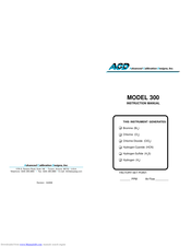 ACD 300 Instruction Manual
