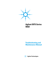 Agilent Technologies 7820 VL MSD Troubleshooting And Maintenance Manual