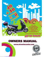 EGO Street Scoota Go To Town Owner's Manual