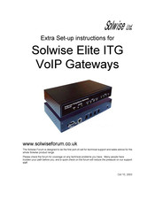 Solwise FXS2 Extera Set-Up Instructions