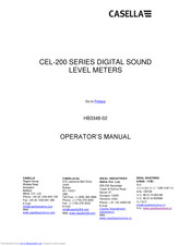 Casella CEL-242 Operator's Manual