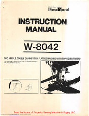 Kansai Special W-8042 Instruction Manual