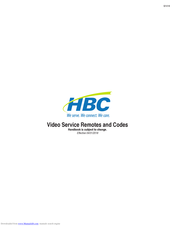 HBC Phazr-5 Remote Handbook