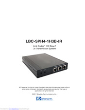 Broadata Communications LBC-SPH8-1H7B-IR User Manual