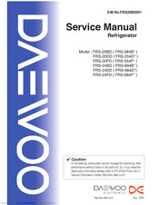 Daewoo FRS-20BD Service Manual