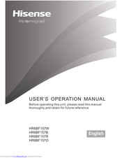 Hisense HR6BF157O User's Operation Manual