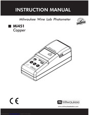 Milwaukee Mi451 Instruction Manual
