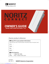 Noritz NWC-ADAPTER Owner's Manual