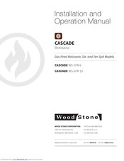 Wood Stone CASCADE WS-GFR-10 Installation And Operation Manual