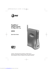 AT&T Plug&Share 6800G Quick Start Manual
