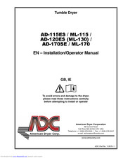 ADC ML-130 Installation & Operator's Manual