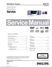 Philips MCD735/37 Service Manual