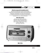 Clatronic MB 2793 Instruction Manual & Guarantee
