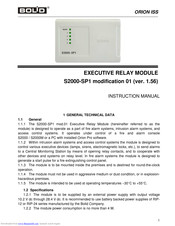 bolid S2000-SP1 ORION ISS Instruction Manual