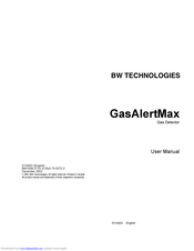 BW Technologies GasAlertMax User Manual