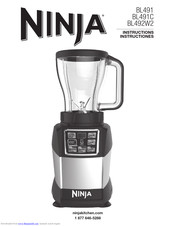 ninja Kitchen BL492W2 Instructions Manual