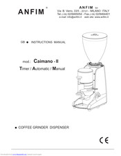 ANFIM Caimano - II Instruction Manual
