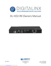 DigitaLinx DL-HD2-RX Owner's Manual