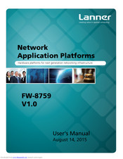Lanner FW-8759 User Manual