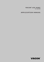 Vacon 100 HVAC Applications Manual
