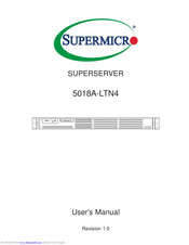 Supermicro SUPERSERVER 5018A-LTN4 User Manual