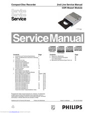 Philips CDR Mozart Service Manual