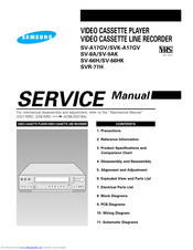 Samsung SVR-77H Service Manual