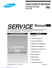 Samsung SV-A35G Service Manual