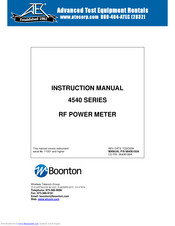 Boonton 4541 Instruction Manual