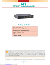 DFI EC700-BT Installation Manual