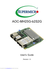 Supermicro AOC-MH25G-b2S2G User Manual