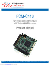 WinSystems PCM-C418 Product Manual