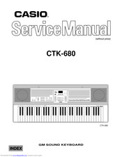 Casio CTK-680 Service Manual