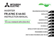 Mitsubishi Electric FR-A7NC E kit-SC Instruction Manual