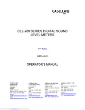 CASELLA CEL CEL-246 Operator's Manual