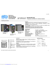 REO REOVIB MMFS 268 IP20 16A Operating Instructions Manual