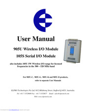 ELPRO 905U-K User Manual