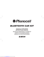 Phonocell 6/854 Instruction Manual