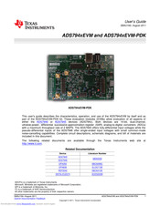 Texas Instruments ADS794xEVM User Manual