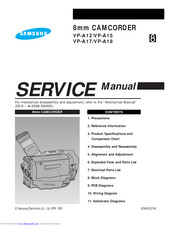 been Kietelen spanning Samsung VP-A12 Manuals | ManualsLib