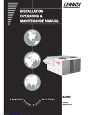 Lennox Baltic BHK 045 Installation Operating & Maintenance Manual