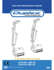 Duplex 280i AC Use And Maintenance Manual