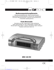 Clatronic MRC 529 RC Instruction Manual