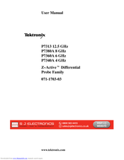 Tektronix P7313 User Manual