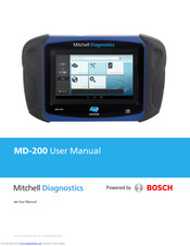 Bosch MD-200 User Manual