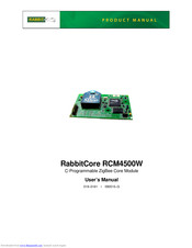 RabbitCore RCM4500W User Manual