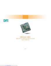 DFI HD332-H81 User Manual