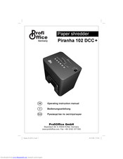 ProfiOffice Piranha 102 DCC + Operating Instructions Manual